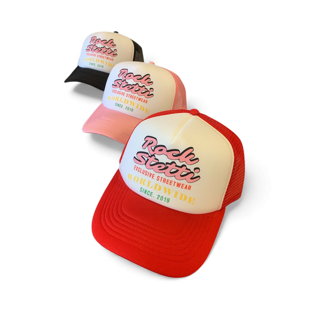 Cotton Candy Pink Trucker Hats