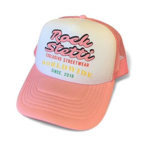 Cotton Candy Pink Trucker Hats